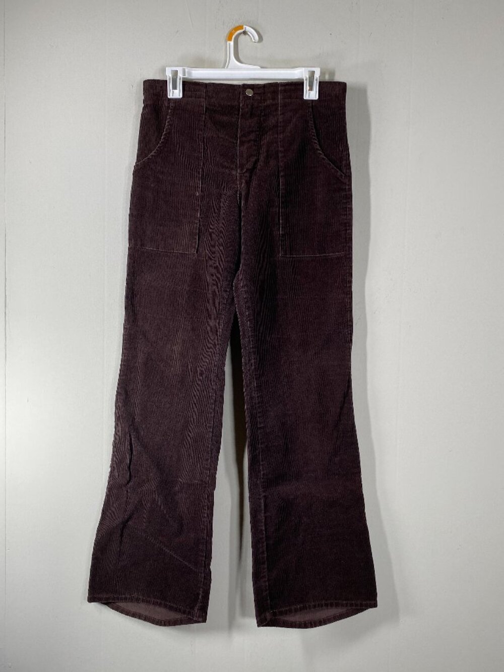 Vintage Sundek Utility Corduroy Pants Women's "30" High Rise Brown USA VTG